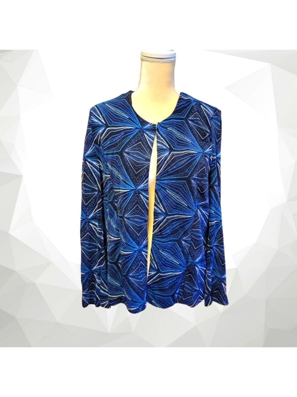 N Touch Womens Sparkle Cardigan Cruise Bling textured Size Medium T46